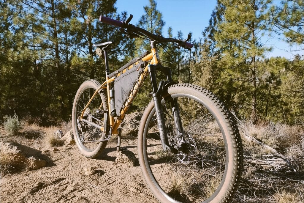 Front view of a Ritchey Ultra mountain bike.