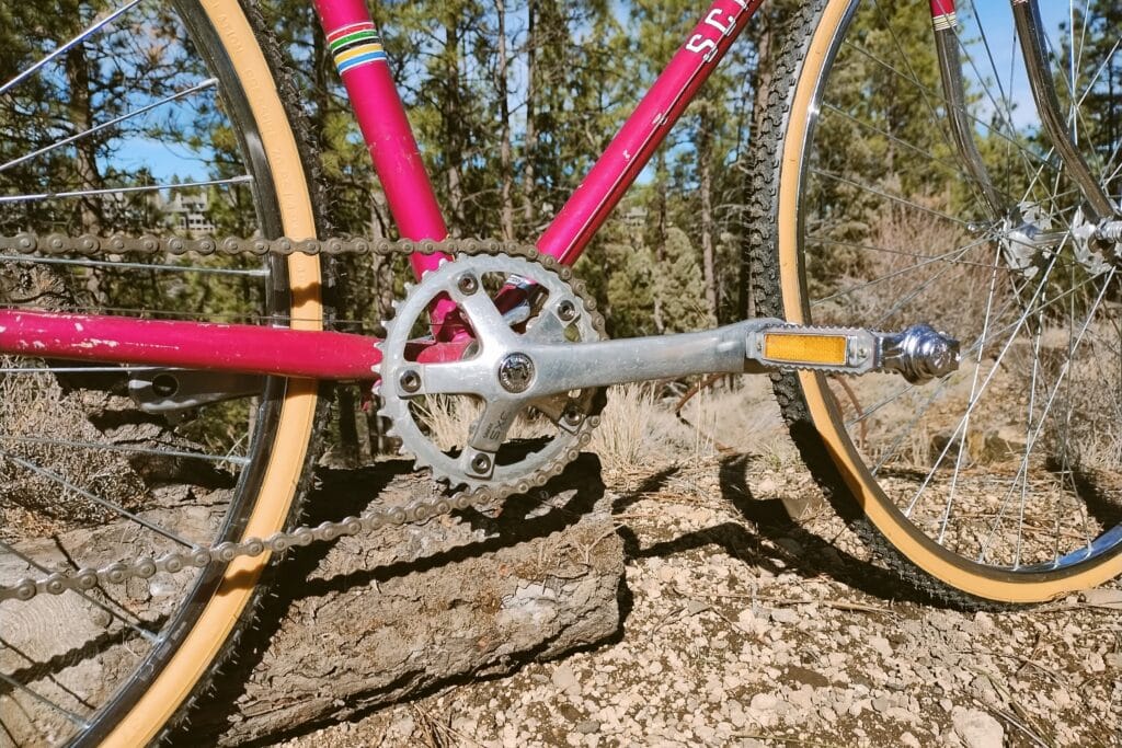 1X conversion on a 1977 Schwinn Le Tour II.